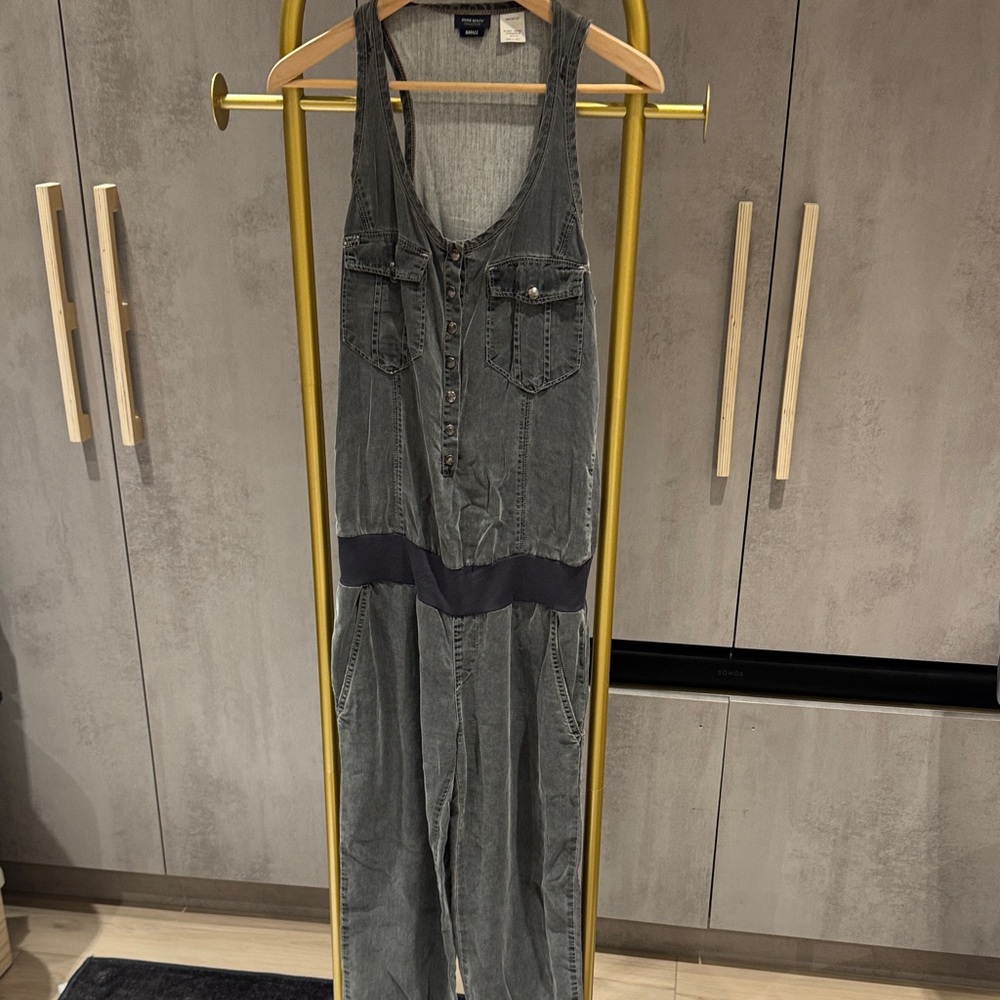 Miss Sixty Gray Denim Overalls
